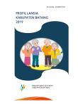 Aging Population Profile Of Batang Regency 2019