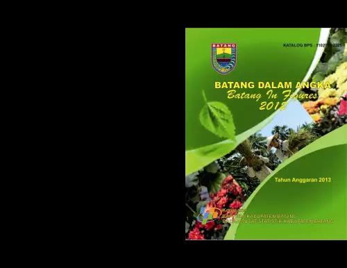 Batang Regency in Figures 2013