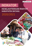 Indikator Kesejahteraan Rakyat Kabupaten Batang 2020/2021